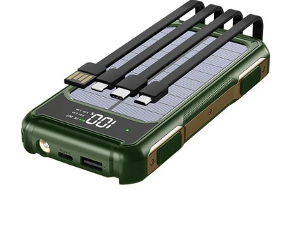 30,000mAh Solar Power Bank - Portable & Reliable Charging for Adventures