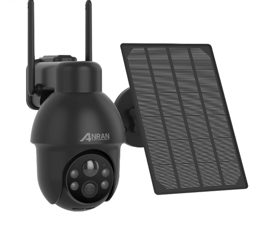 3MP Solar Camera – 360° Coverage & Siren Alarm