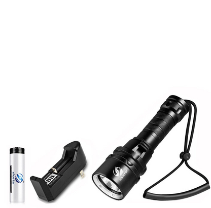 IP68 Professional Diving Flashlight, Waterproof