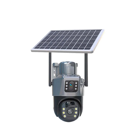 8MP 4K WiFi Solar Camera - Wireless Security with Dual Lens & Solar Power