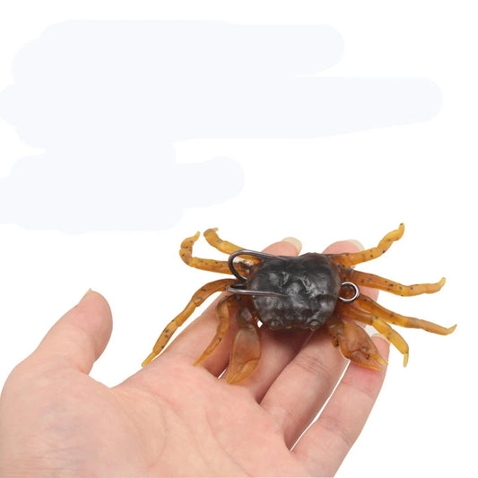 Realistic Silicone Crab Fishing Lure