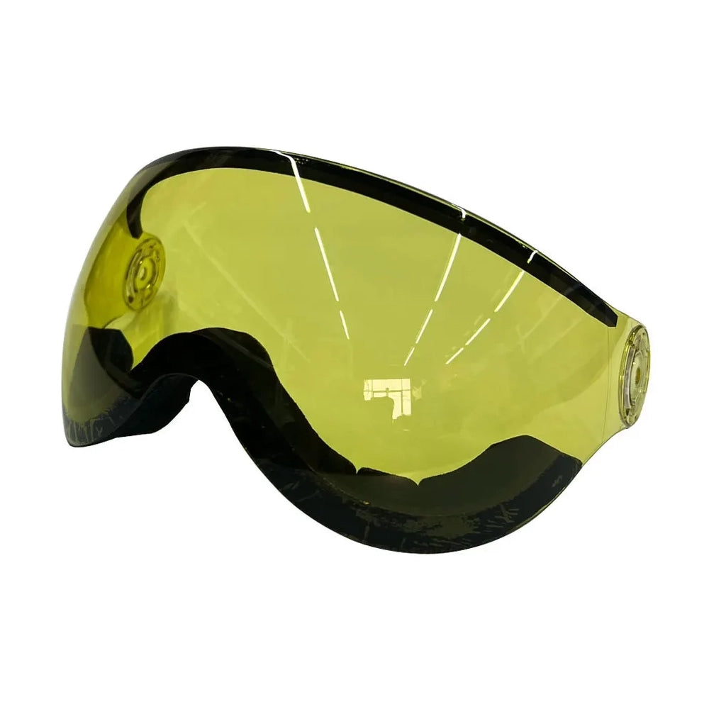 Professional Half-Covered Ski Helmet with Goggle Strap – Lightweight Winter Sports Protection