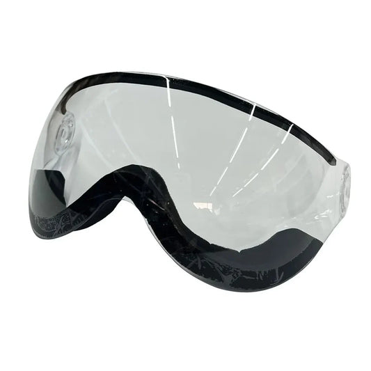 Professional Half-Covered Ski Helmet with Goggles Visor – Integrated Protection and Style for Men and Women