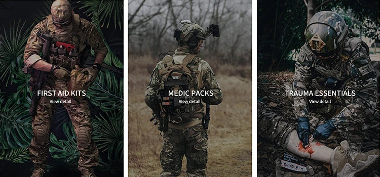 Survival Now™ Tactical Trauma Kit Molle Pouch