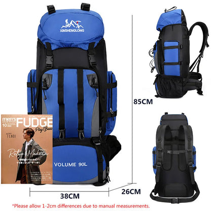 Survival Now™ 90L Waterproof Hiking Camping Backpack