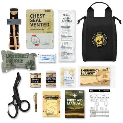 Rhino Rescue 002M Tactical First Aid Trauma Kit – MOLLE IFAK