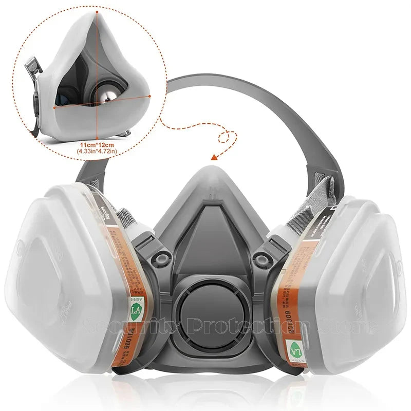 Survival Now™ 6200 Gas-Proof Half Face Mask