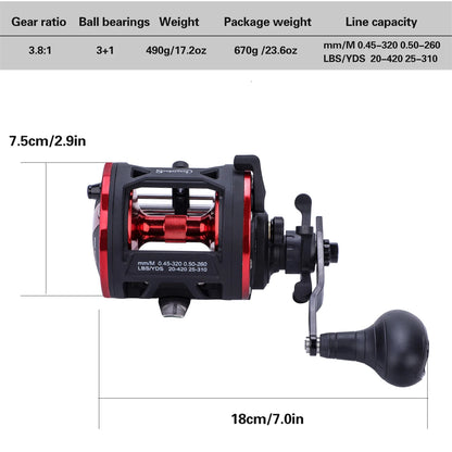 Survival Now™ Saltwater Trolling Reel