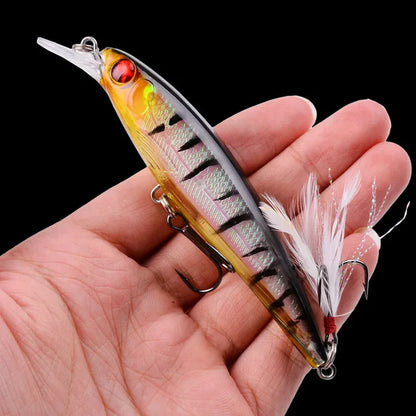 Random Fishing Lure Set – 3/5/8 Pcs Minnow, Crankbait