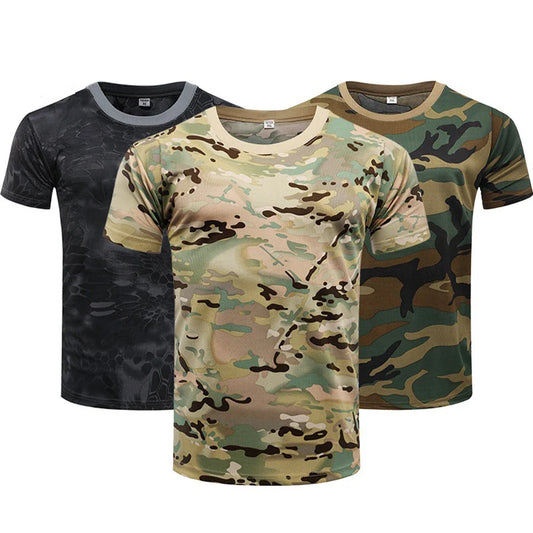 Camouflage Tactical Shirt - Quick-Dry, Lightweight, Rugged