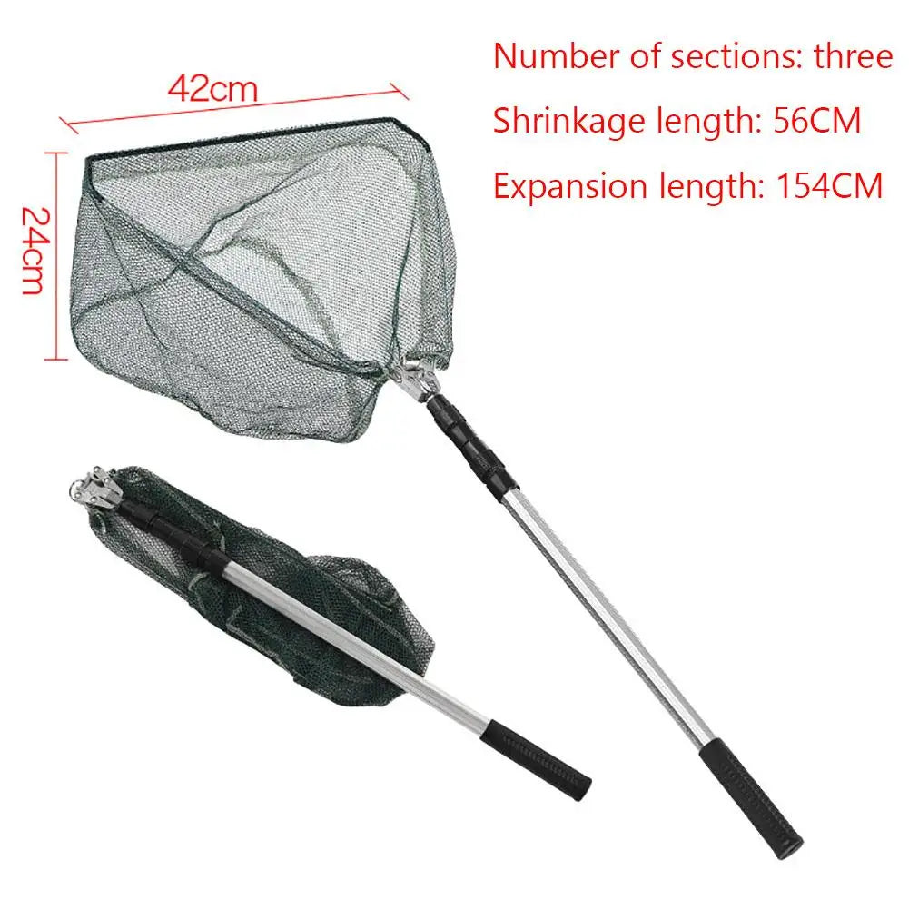 Survival Now™ 1.5M Fishing Landing Net with Telescoping Pole Handle