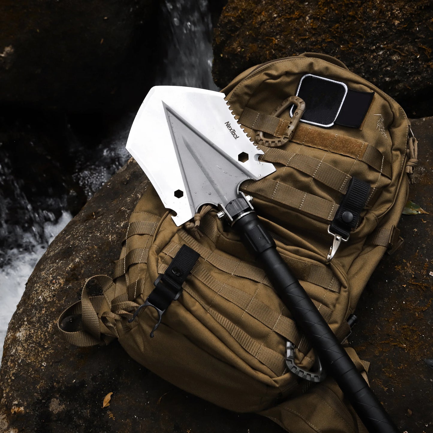 Survival Now™ Folding Multifunction Shovel