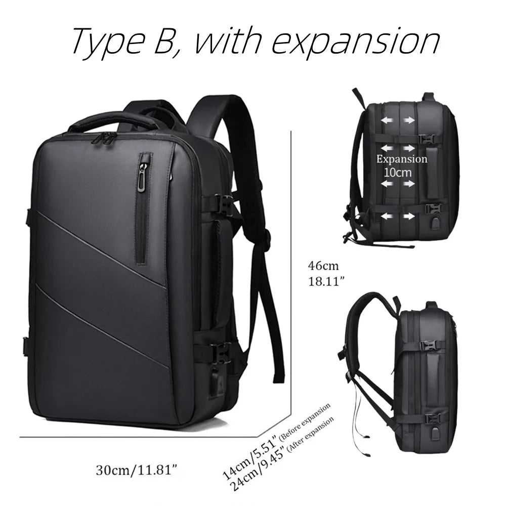 Survival Now™ 18-Inch Men’s Business Laptop Backpack