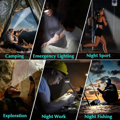 Survival Now™ LED USB Rechargeable Headlamp