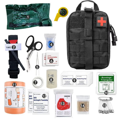 Survival Now™ 62 Piece First Aid Kit Bag