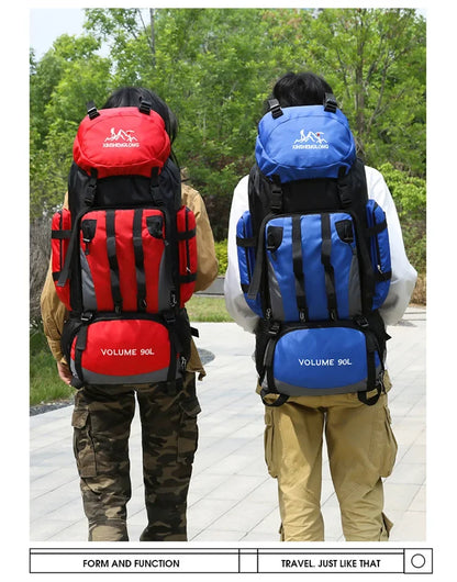 Survival Now™ 90L Waterproof Hiking & Camping Backpack