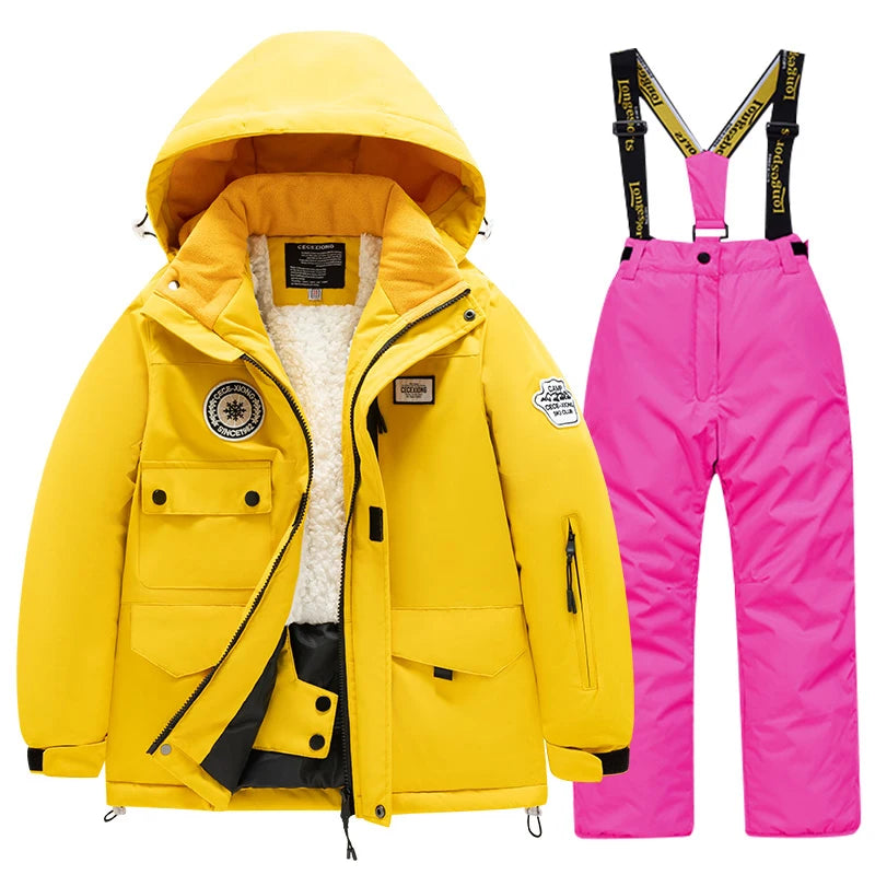Children’s Ski Suit Set – Waterproof, Insulated Winter Gear for Boys and Girls