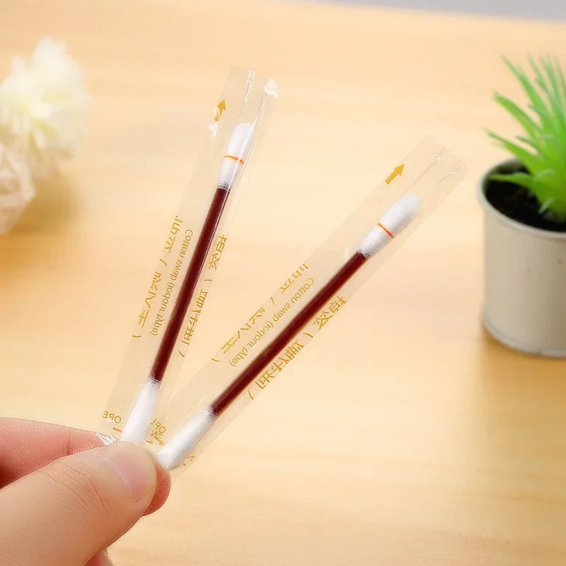 Survival Now™ Disposable Iodophor Alcohol Disinfection Cotton Swabs