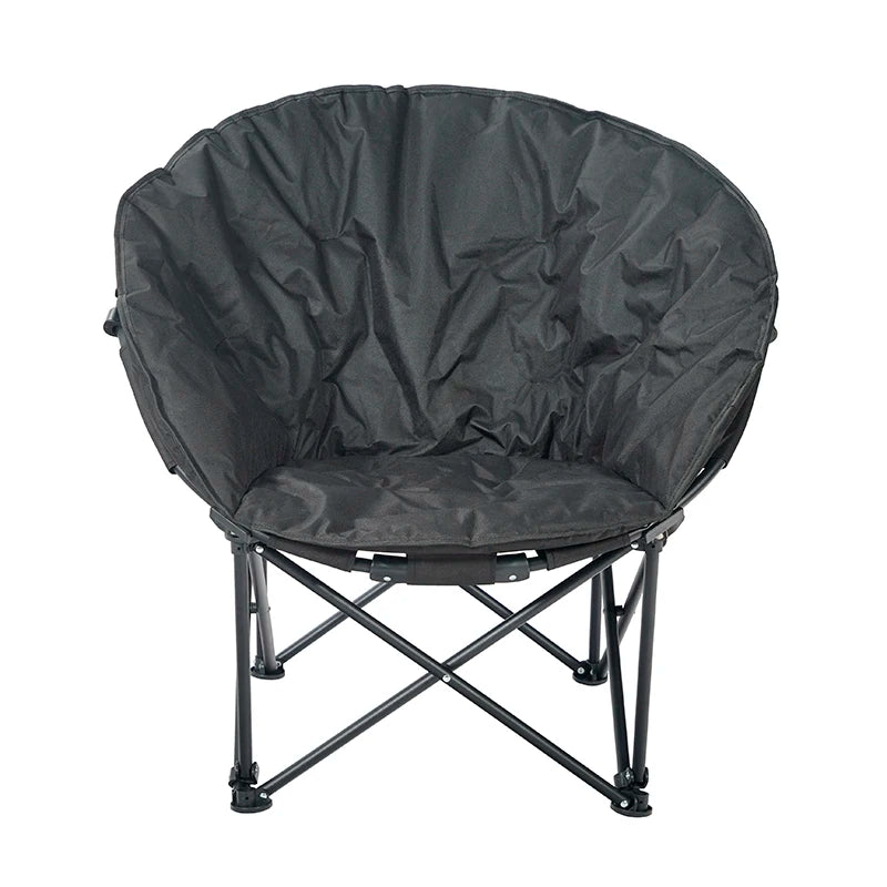 High-Quality Polyester Camping Folding Moon Chair, 600D