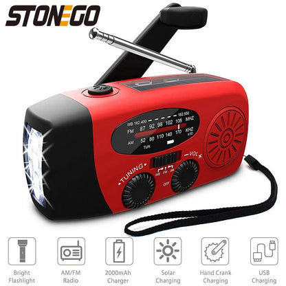 Survival Now™ 2000mA Outdoor Emergency Radio