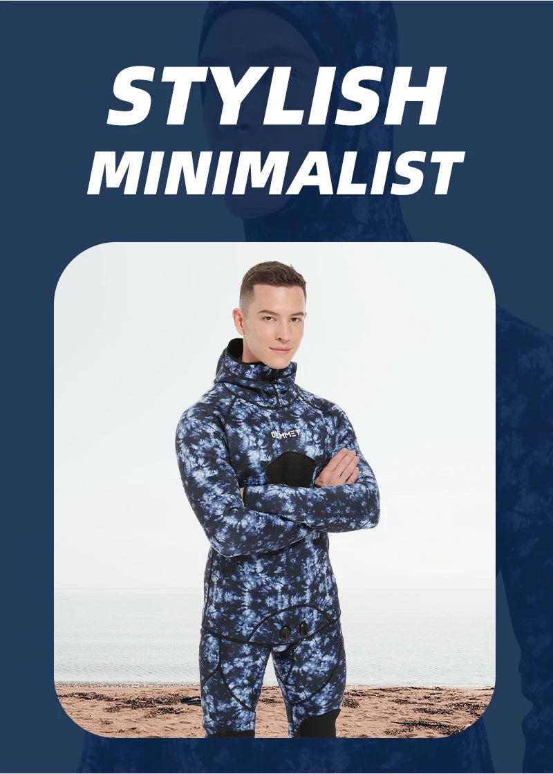 Survival Now™ Men’s 3mm Premium Camouflage Wetsuit