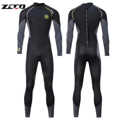 Survival Now™ Men's 1.5mm Premium Neoprene Full Sleeve Dive Skin Wetsuit