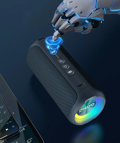 40W Bluetooth Speaker - Rugged Outdoor Sound with Deep Bass