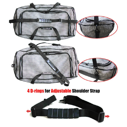 Survival Now™ Scuba Diving Equipment Mesh Duffle Bag