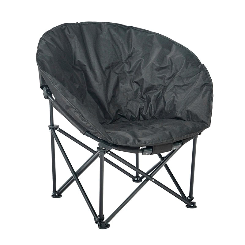 High-Quality Polyester Camping Folding Moon Chair, 600D