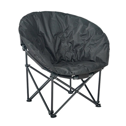 High-Quality Polyester Camping Folding Moon Chair, 600D