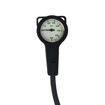 Diving Pressure Gauge Housing with Rubber Cover