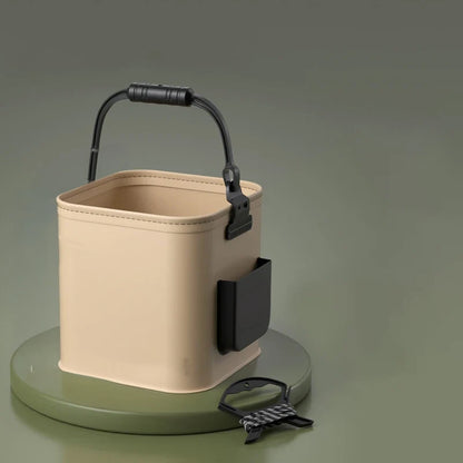 Foldable Fishing Bucket – 8L & 13L | Waterproof, Compact