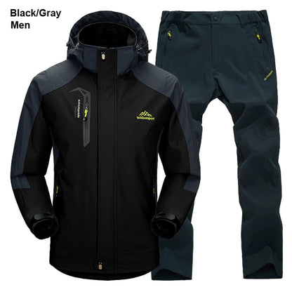 Survival Now™ Outdoor Hiking Jacket and Pants Set for Men