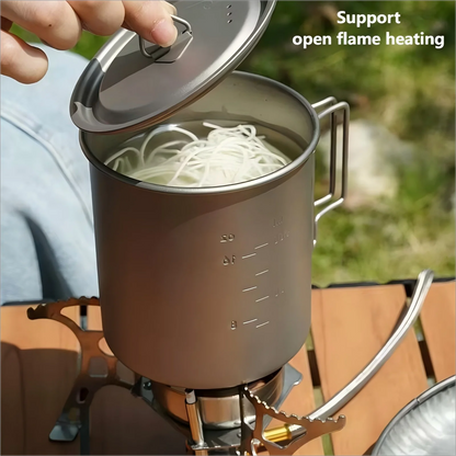 Survival Now™ Titanium Mug Portable Pot