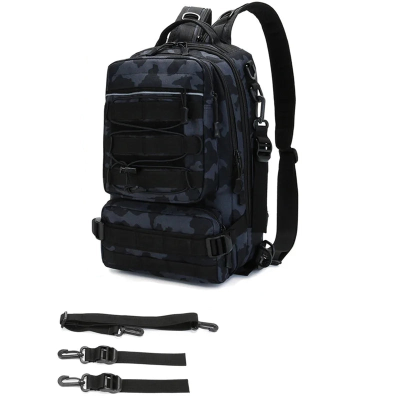 Multi-Functional Outdoor Fishing Backpack with Rod Holder