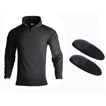 Slim Fit Army Shirt & Camouflage Cargo Pants