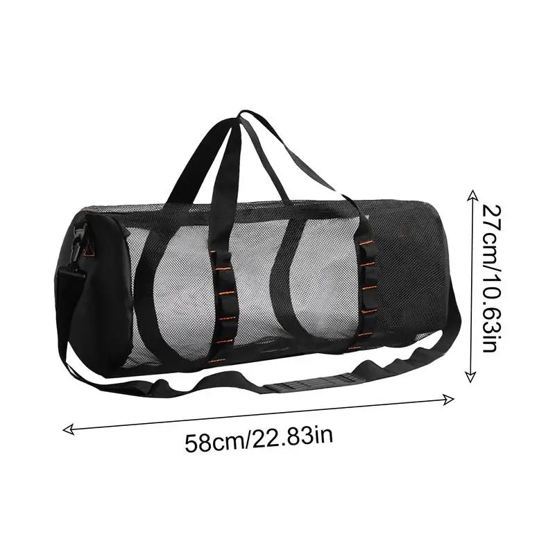Survival Now™ Large Capacity Foldable Mesh Duffel Dive Bag