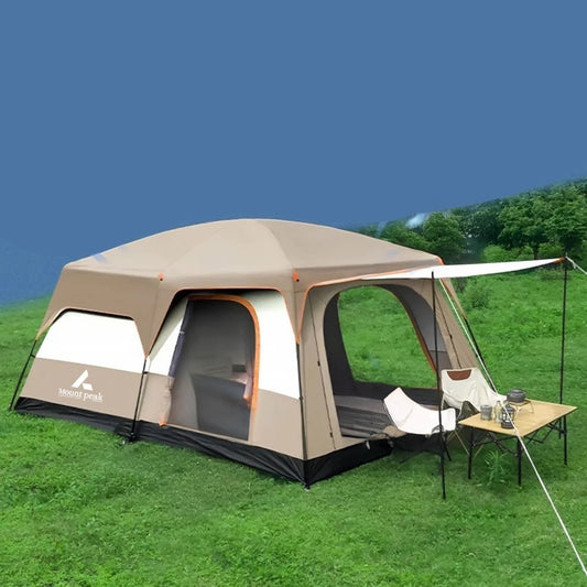 Spacious Luxury Family Camping Tent, 4–12 Person