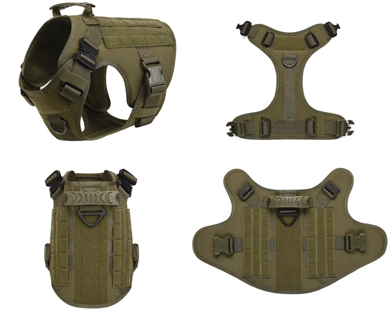 Survival Now™ K9 Tactical Military Vest & Leash Set