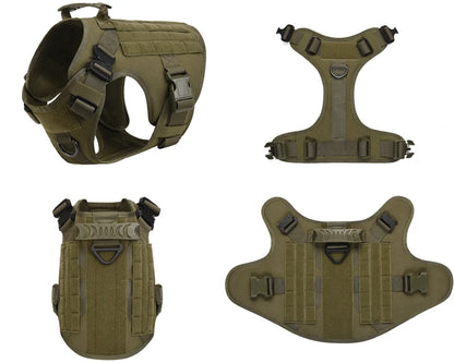 Survival Now™ K9 Tactical Military Vest & Leash Set