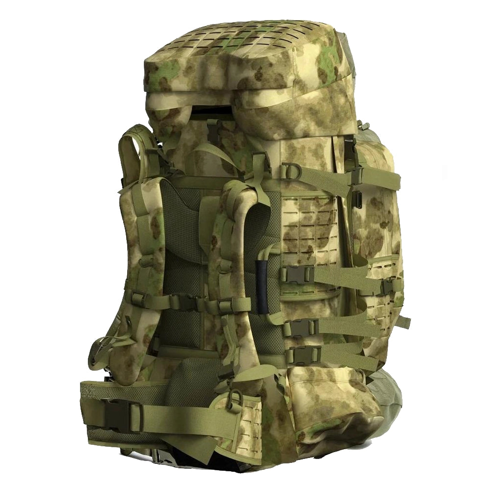 Military-Grade 70L Rucksack with Tactical Assault Pack & Hydration System – Multicam Olive