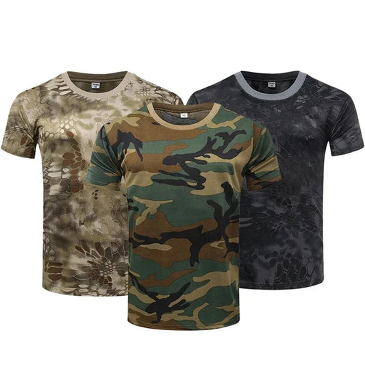 Outdoor Sports Men's T-Shirt - Quick-Dry, Lightweight, Tactical