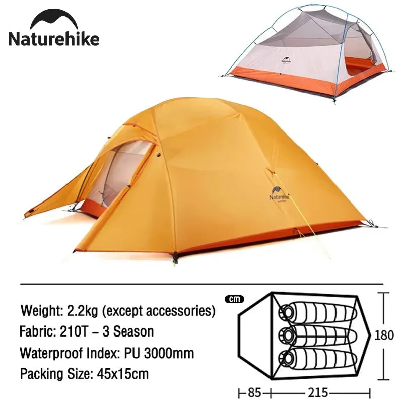 Survival Now™ 3-Person Backpacking Tent