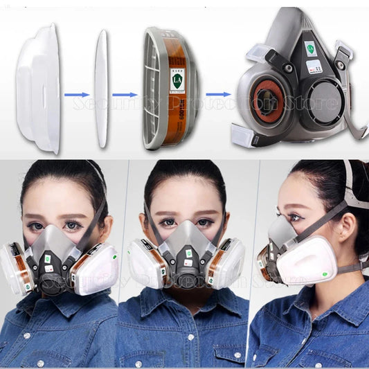 6200 Half Face Gas Mask – Compatible with 6001, 2097 & 5N11 Filters