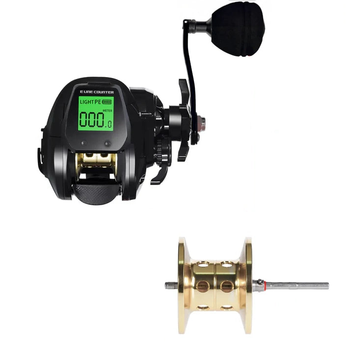 Bait caster Fishing Reel with Electronic LED Display