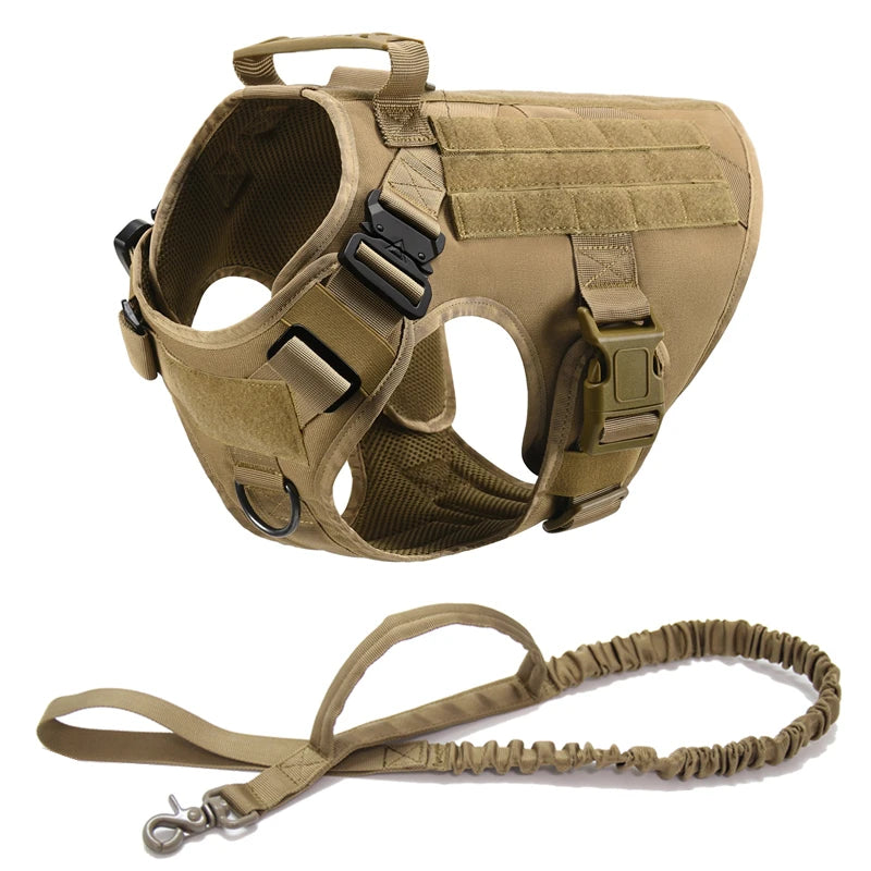 Survival Now™ K9 Tactical Military Vest & Leash Set