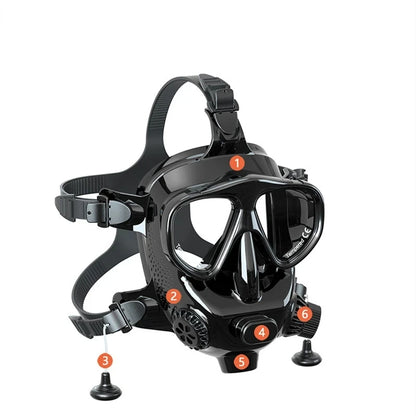 Survival Now™ Full Face Anti-Fog Snorkeling Mask