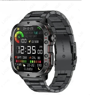 Rugged Black Smart Watch