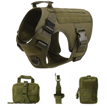 Survival Now™ K9 Tactical Military Vest & Leash Set