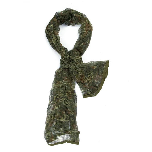 Tactical Camo Mesh Scarf Veil - Durable, Versatile, Lightweight
